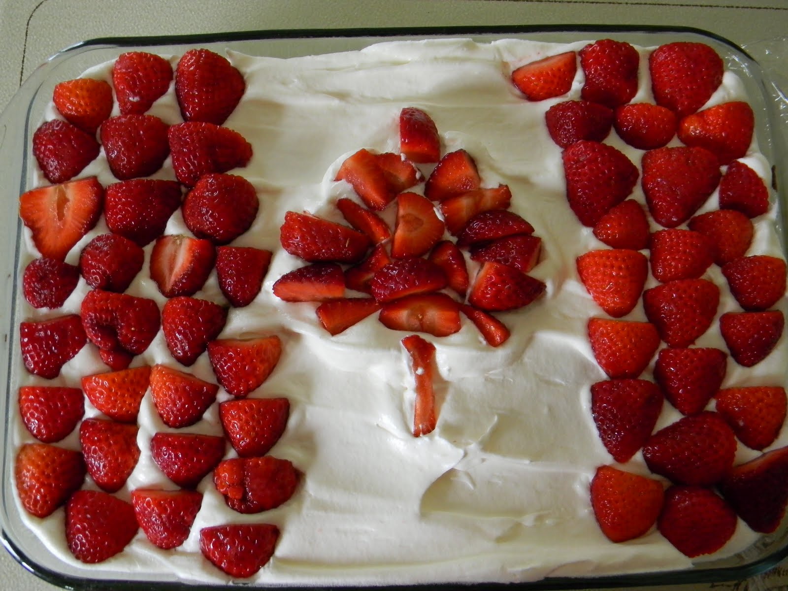 Canada Day Flag Cake